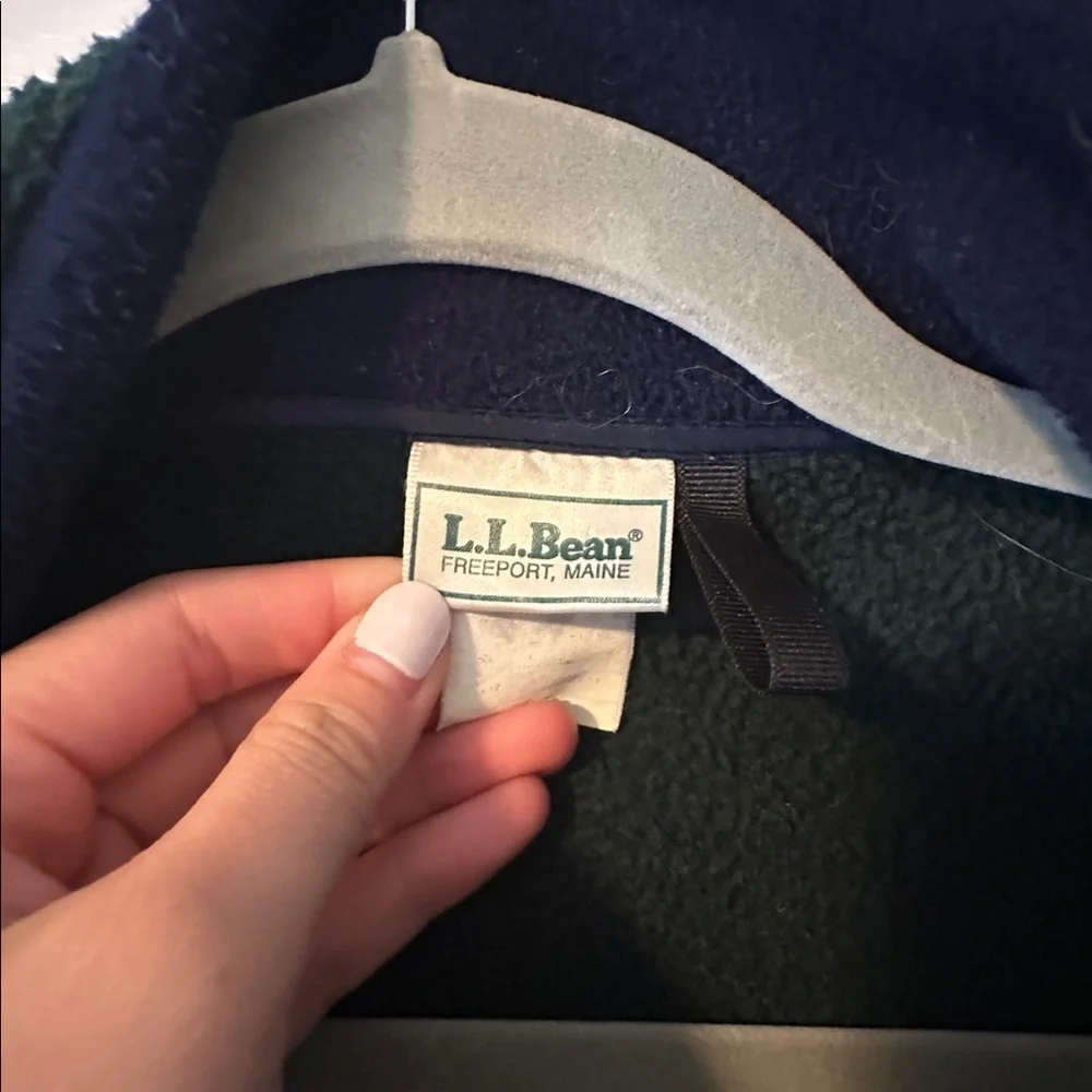 Vintage LLBean Fleece Pullover XL - Picture 3 of 5